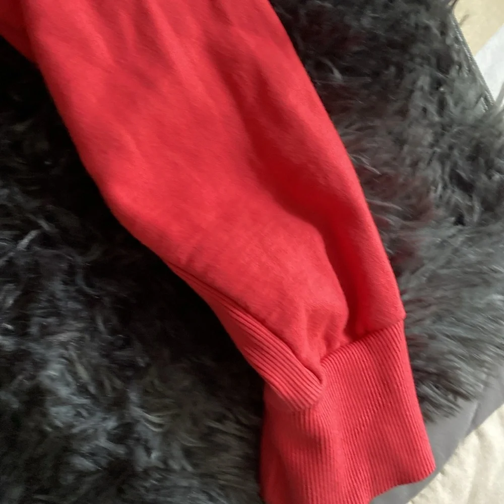 Gymshark coral red cropped hoodie - Picture 15 of 17